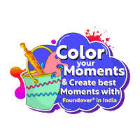 Holi Festival Sticker by Foundever
