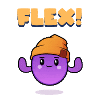 Flex Flexing Sticker by The Grapes