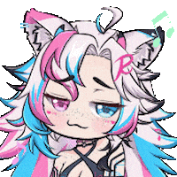 RavennaNya anime twitch vtuber cyberpunk Sticker