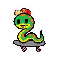 Chinese New Year Snake Sticker by tokidoki