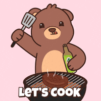 Grilling Teddy Bear GIF by BEARISH