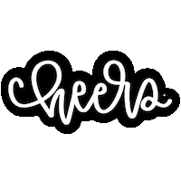 celebrate black and white Sticker by lefty.script