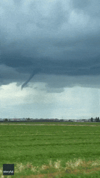 Ominous Funnel Cloud Hovers Over Vacaville