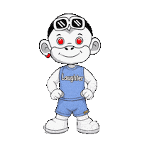 Laugh Lol Sticker by Zhot Shop