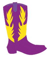 YAGYA fashion yellow purple horse Sticker