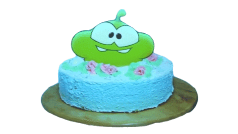 Cake Cream Sticker by Om Nom