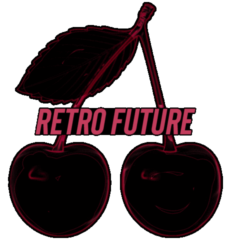 retrofuturebabe giphyupload neon cherry rfb Sticker