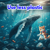Natur-Clean-up plastic orca plastik naturschutz GIF
