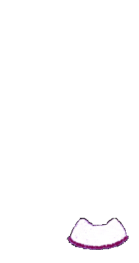 White Cat Art Sticker