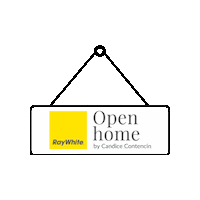 candicecontencinraywhite real estate open house ray white open home Sticker