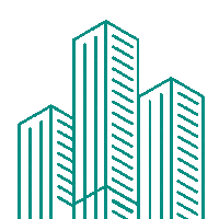 helliwoodmedia skyline skyscrapers hochhäuser Sticker