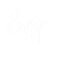 Lettering Love Sticker