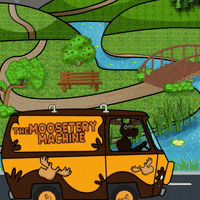 DoYouMoose travel car drive web3 GIF