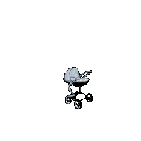 Fashion Stroller Sticker