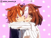 Umamusume Hugging GIF
