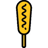 CornDogWarsaw corndog corndogs warsawcorndog corndogwarsaw Sticker