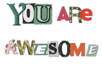 Lettering Graphics Sticker