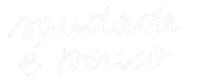 Text Saudade Sticker