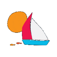 Boat Sticker by Toby tiger