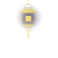 Lady M Lantern Sticker by Lady M Cakes