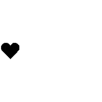 Black Circle Love Sticker by Woodendot