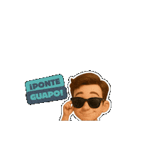 grinaccs handsome looking good guapo Sticker
