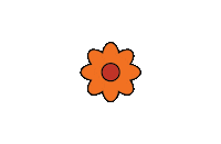 Flower Sticker by Made4you