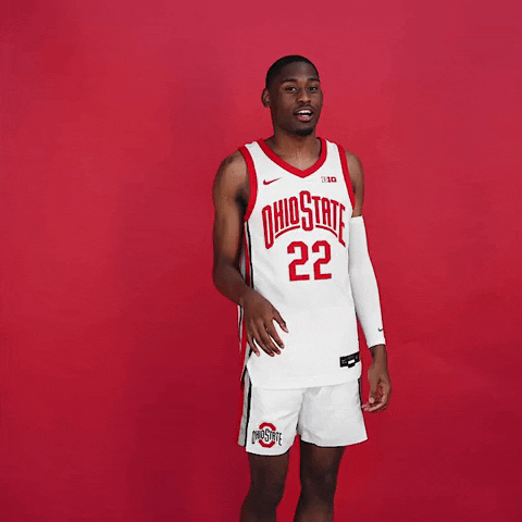 Listen College Basketball GIF by Ohio State Athletics