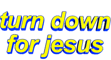 jesus turn Sticker by AnimatedText
