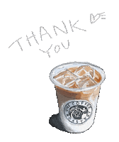 Thanks Thank You Sticker by uni coffee roastery