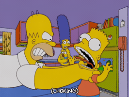Angry Maggie Simpson GIF by The Simpsons