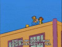 shouting bart simpson GIF