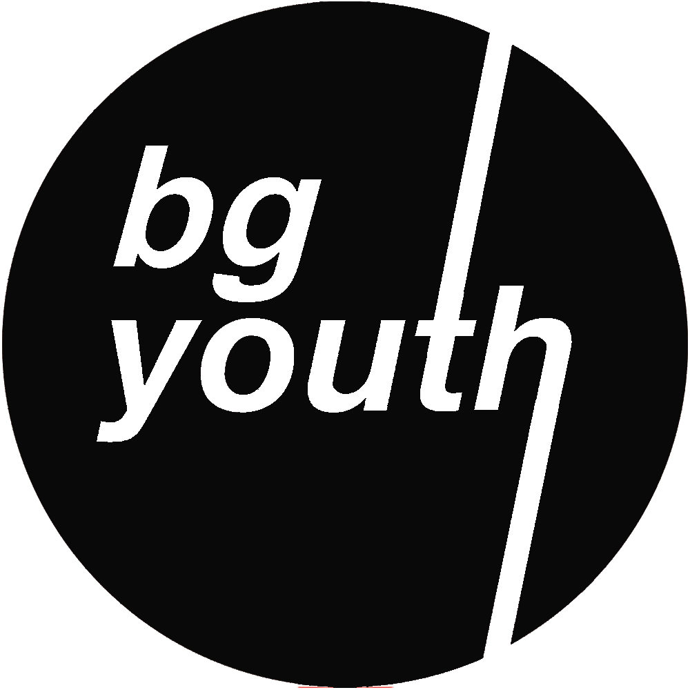 bgyouth giphyupload logo blackandblue bgyouth GIF