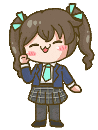 Happy Girl Sticker by Fluffy the Thunder God 雷神阿毛