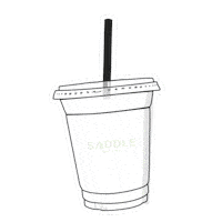 Matcha Latte Sticker by Saddle Cafe