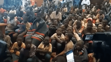 Freed Nigerian Schoolboys Brought to Government House in Katsina
