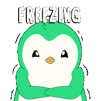 Shaking Cold Weather Sticker by Abster