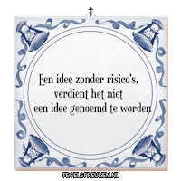 Idee Wijsheid Sticker by Tegelspreuken.nl