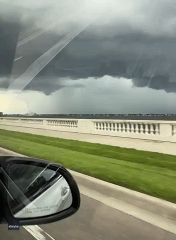 Waterspout Spotted Swirling Off Bayshore Boulevard, Tampa