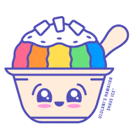 Shaved Ice Food Sticker by cks.design