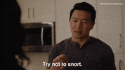 Simu Liu Laughing GIF by Kim's Convenience