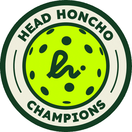Head Honcho Sticker by Honcho Pickleball
