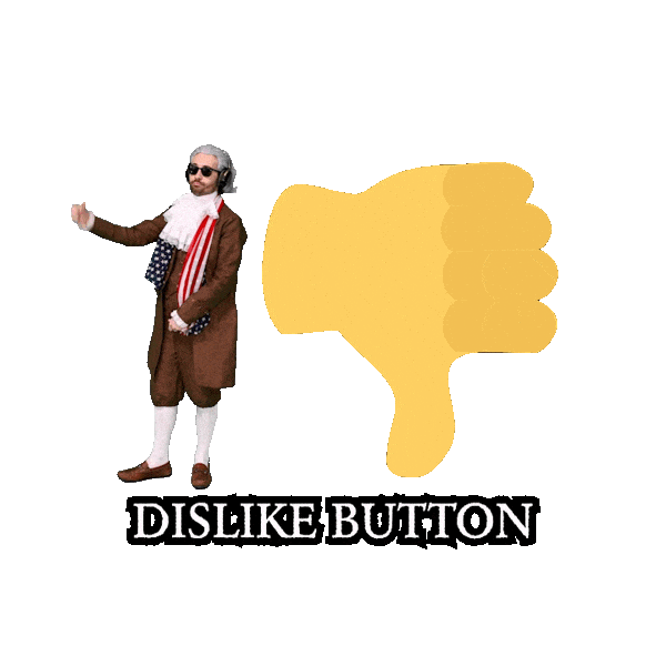 Dislike Thumbs Down Sticker