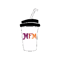 Coffee Travel Mug Sticker by MoscowFarmersMarket