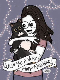 Celebrate New Year GIF by mydoodlesateme