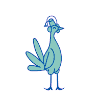 Eat Orange County Sticker by Dizzy Bird