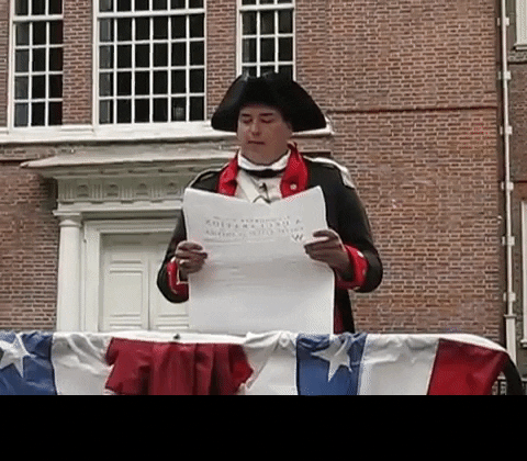 spsweeney91 giphygifmaker declaration of independence flag steward liberty bell GIF