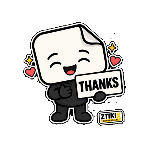 Thank You So Much Sticker by ZTIKIX