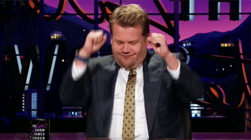 happy cbs GIF by The Late Late Show with James Corden