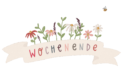 Flower Weekend Sticker by eineckig
